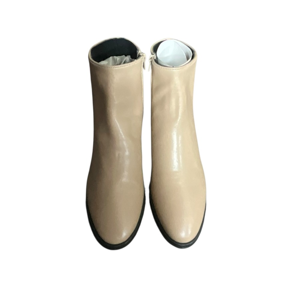 Italiana By Italian Shoemaker Boots Womens 8.5 Beige Zoriana Taupe Ankle Booties - Picture 5 of 16